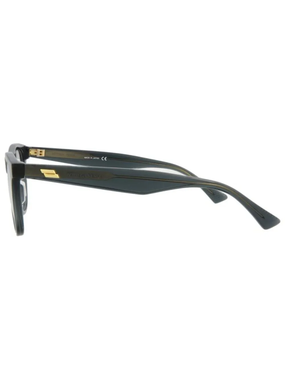 New Bottega Veneta Women's Eyeglasses Round Oval Acetate Frame Mens Grey Grey
